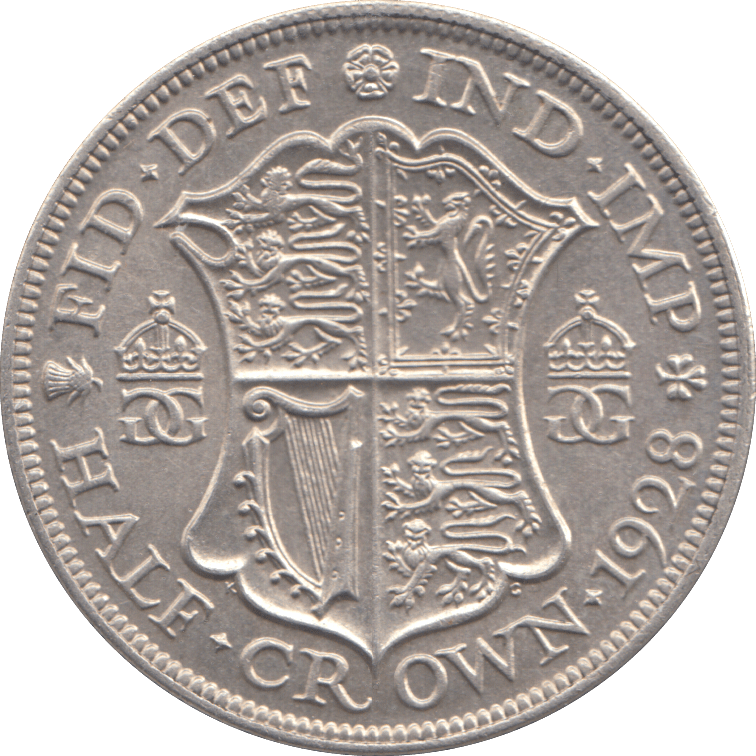 1928 HALFCROWN ( UNC ) - HALFCROWN - Cambridgeshire Coins