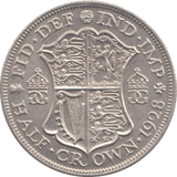 1928 HALFCROWN ( UNC ) - HALFCROWN - Cambridgeshire Coins