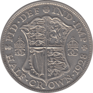 1928 HALFCROWN ( VF ) - HALFCROWN - Cambridgeshire Coins