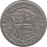 1928 HALFCROWN ( VF ) - HALFCROWN - Cambridgeshire Coins