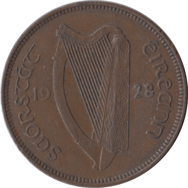 1928 HALFPENNY IRELAND - WORLD COINS - Cambridgeshire Coins