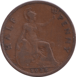 1928 HALFPENNY ( NF ) - HALFPENNY - Cambridgeshire Coins