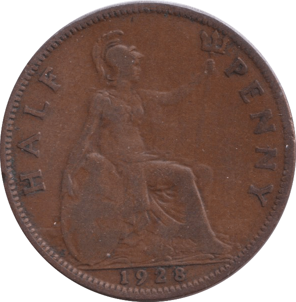 1928 HALFPENNY ( NF ) - HALFPENNY - Cambridgeshire Coins