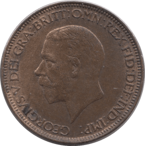 1928 HALFPENNY ( UNC ) - Halfpenny - Cambridgeshire Coins