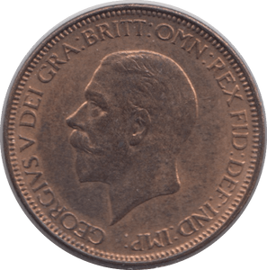 1928 HALFPENNY ( UNC ) - Halfpenny - Cambridgeshire Coins