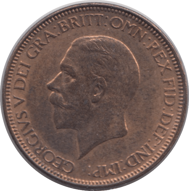 1928 HALFPENNY ( UNC ) - Halfpenny - Cambridgeshire Coins