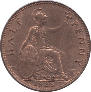 1928 HALFPENNY ( UNC ) - HALFPENNY - Cambridgeshire Coins
