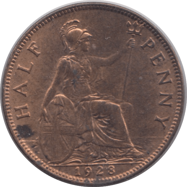 1928 HALFPENNY ( UNC ) - Halfpenny - Cambridgeshire Coins