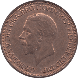 1928 HALFPENNY ( UNC ) - HALFPENNY - Cambridgeshire Coins