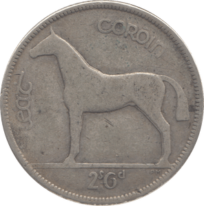 1928 IRELAND HALF CROWN - WORLD COINS - Cambridgeshire Coins