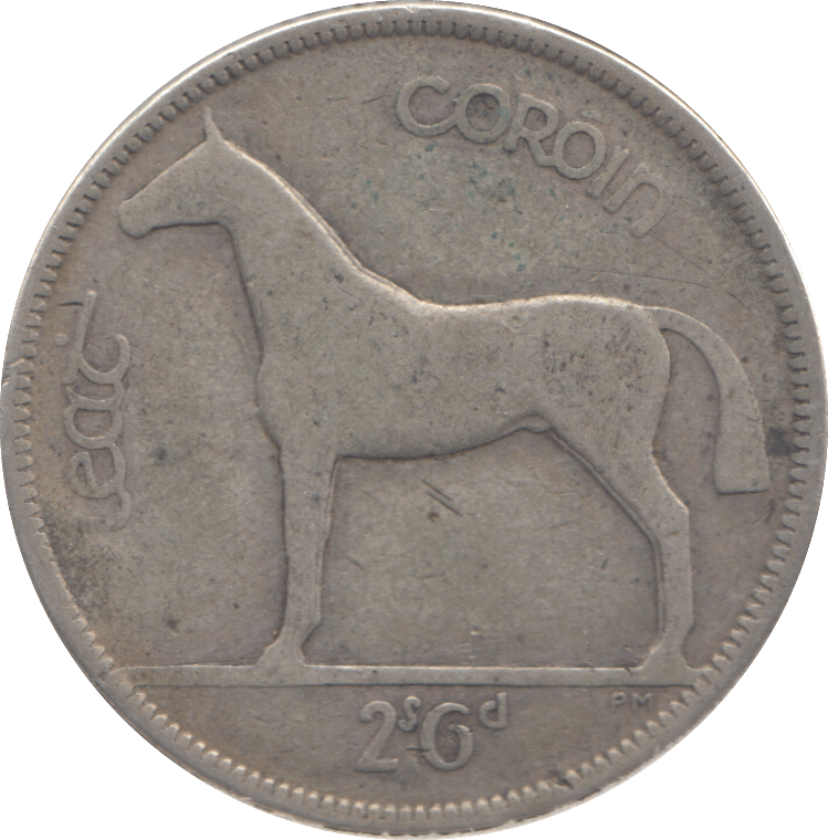 1928 IRELAND HALF CROWN - WORLD COINS - Cambridgeshire Coins