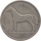 1928 IRELAND HALF CROWN - WORLD COINS - Cambridgeshire Coins