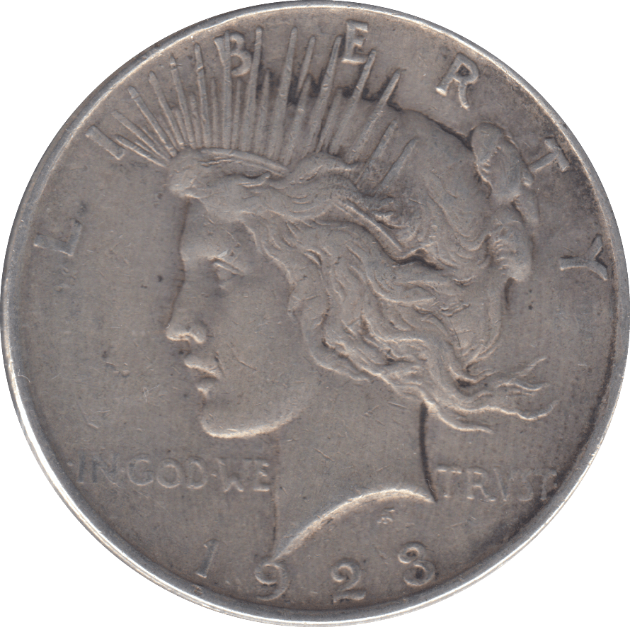 1928 PEACE DOLLAR USA - WORLD COINS - Cambridgeshire Coins