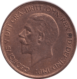 1928 PENNY ( AUNC ) - PENNY - Cambridgeshire Coins