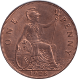 1928 PENNY ( AUNC ) - PENNY - Cambridgeshire Coins