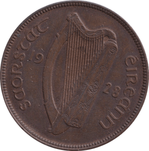 1928 PENNY IRELAND - WORLD COINS - Cambridgeshire Coins
