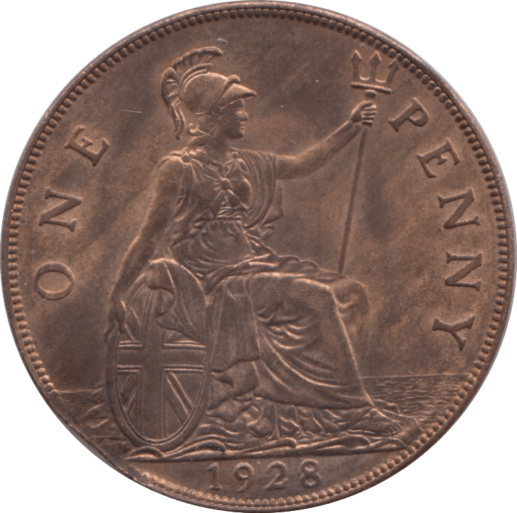 1928 PENNY ( UNC ) - PENNY - Cambridgeshire Coins