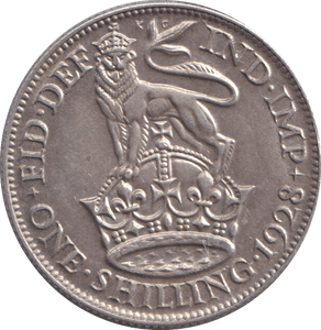 1928 SHILLING ( AUNC ) - SHILLING - Cambridgeshire Coins