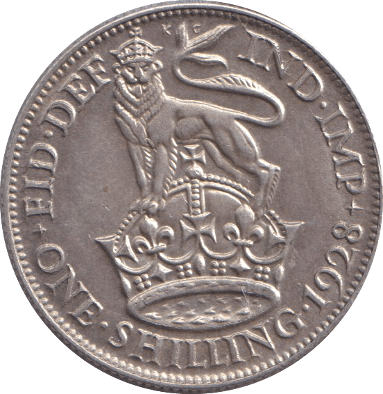1928 SHILLING ( AUNC ) - SHILLING - Cambridgeshire Coins