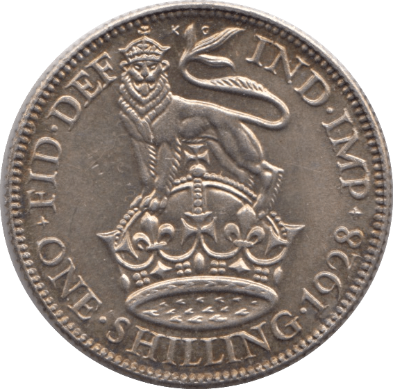 1928 SHILLING ( AUNC ) - SHILLING - Cambridgeshire Coins