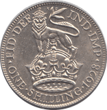 1928 SHILLING ( BU ) - SHILLING - Cambridgeshire Coins