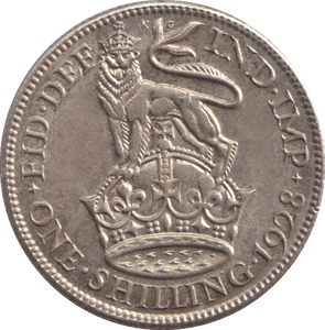 1928 SHILLING ( EF ) - SHILLING - Cambridgeshire Coins