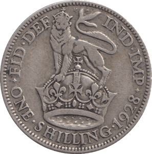 1928 SHILLING ( FINE ) - SHILLING - Cambridgeshire Coins