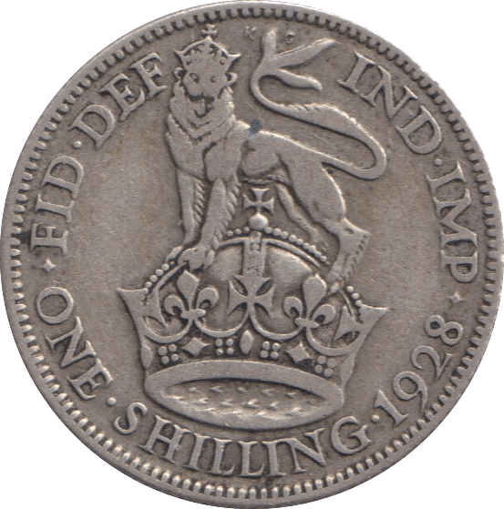 1928 SHILLING ( FINE ) - SHILLING - Cambridgeshire Coins