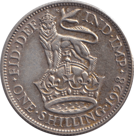 1928 SHILLING ( GVF ) - SHILLING - Cambridgeshire Coins