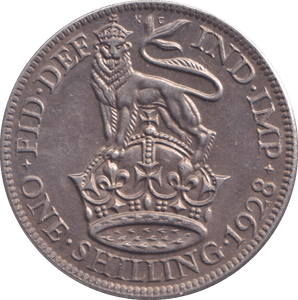 1928 SHILLING ( UNC ) ENGLISH - SHILLING - Cambridgeshire Coins