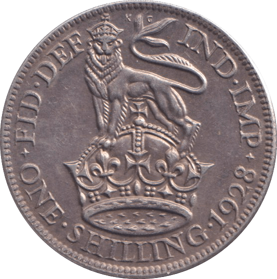 1928 SHILLING ( UNC ) ENGLISH - SHILLING - Cambridgeshire Coins