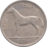 1928 SILVER IRELAND HALF CROWN ( UNC ) - SILVER WORLD COINS - Cambridgeshire Coins