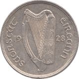 1928 SILVER IRELAND HALF CROWN ( UNC ) - SILVER WORLD COINS - Cambridgeshire Coins