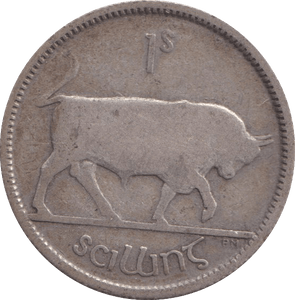 1928 SILVER IRELAND SHILLING - SILVER WORLD COINS - Cambridgeshire Coins