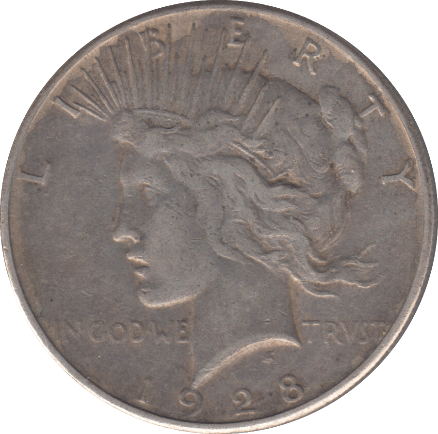 1928 SILVER ONE DOLLAR USA - SILVER WORLD COINS - Cambridgeshire Coins