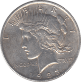 1928 SILVER PEACE DOLLAR USA - SILVER WORLD COINS - Cambridgeshire Coins