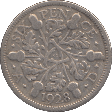 1928 SIXPENCE ( GF ) - Sixpence - Cambridgeshire Coins
