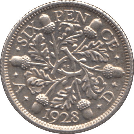 1928 SIXPENCE ( UNC ) - SIXPENCE - Cambridgeshire Coins