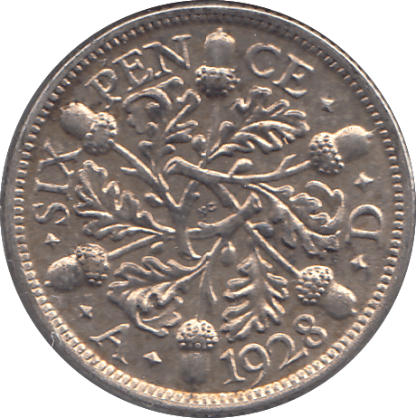 1928 SIXPENCE ( VF ) - SIXPENCE - Cambridgeshire Coins