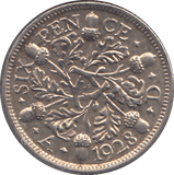 1928 SIXPENCE ( VF ) - SIXPENCE - Cambridgeshire Coins