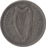1928 THREEPENCE IRELAND - WORLD COINS - Cambridgeshire Coins