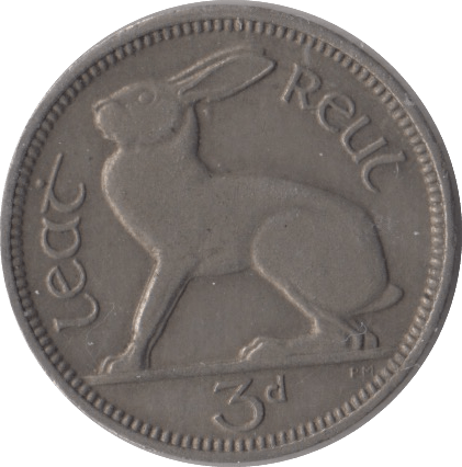 1928 THREEPENCE IRELAND - WORLD COINS - Cambridgeshire Coins