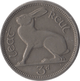 1928 THREEPENCE IRELAND - WORLD COINS - Cambridgeshire Coins