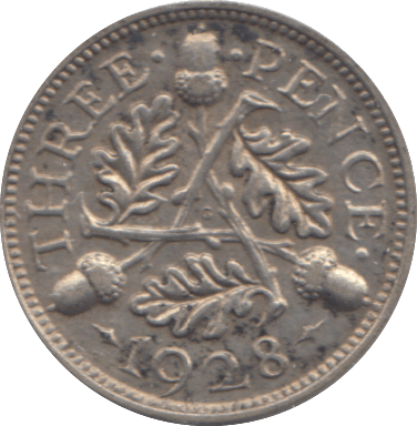 1928 THREEPENCE ( VF ) - THREEPENCE - Cambridgeshire Coins