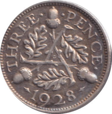 1928 THREEPENCE ( VF ) - THREEPENCE - Cambridgeshire Coins