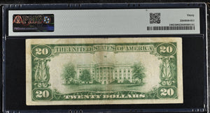 1928 UNITED STATES TWENTY DOLLAR FR2402 PMG 30 VERY FINE - PMG CERTIFIED WORLD BANKNOTES - Cambridgeshire Coins