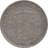 1929 2 1/2 GULDEN NETHERLANDS - WORLD COINS - Cambridgeshire Coins