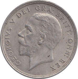 1929 CROWN ( AUNC ) - CROWN - Cambridgeshire Coins