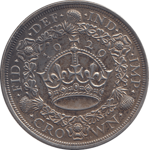 1929 CROWN ( EF ) WREATH - CROWN - Cambridgeshire Coins