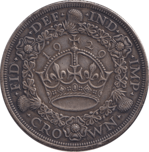 1929 CROWN ( GVF ) - CROWN - Cambridgeshire Coins